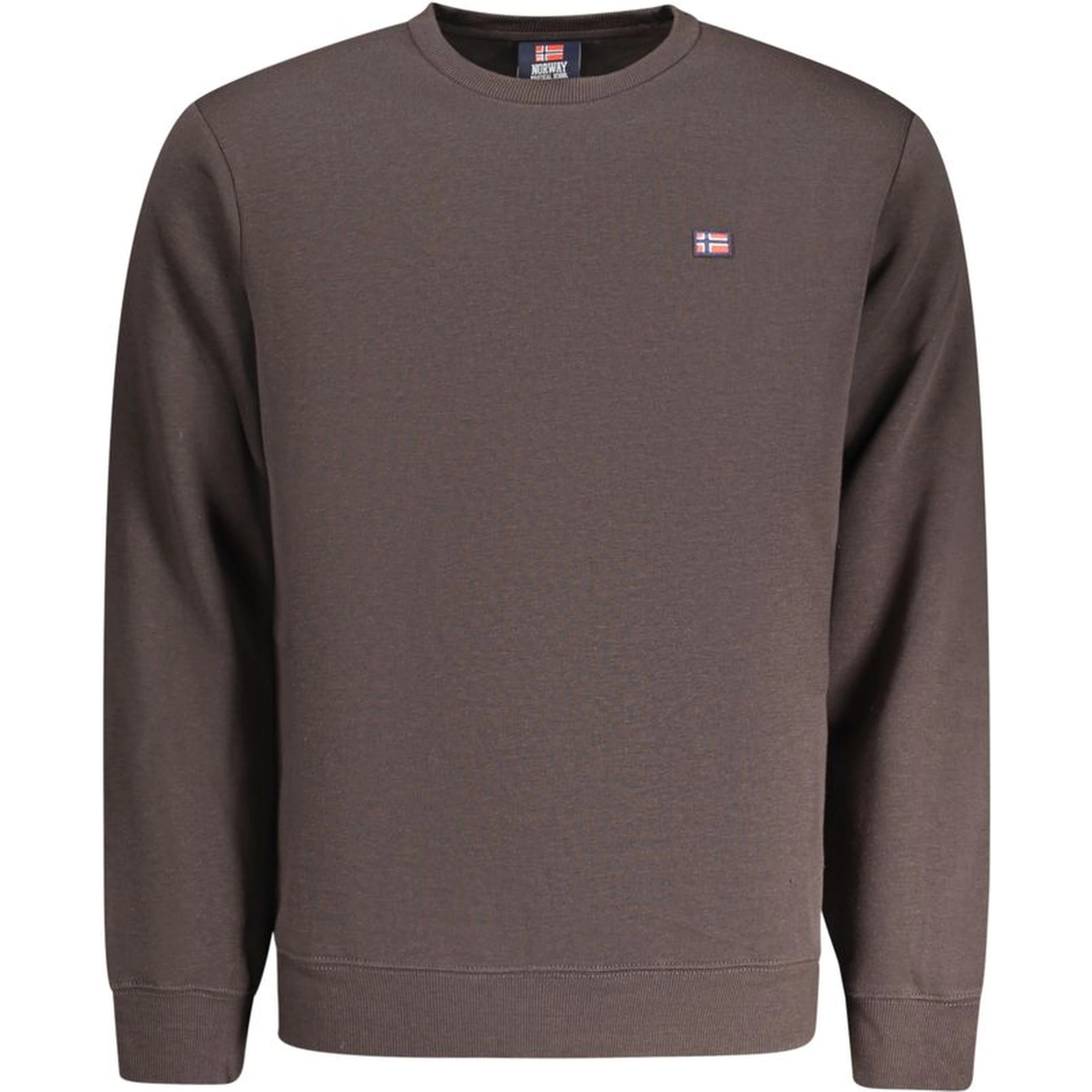 Brown Cotton Men's Sweatshirt