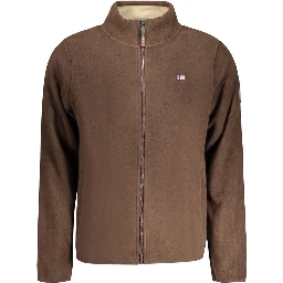 Brown Polyester Men's Sweatshirt