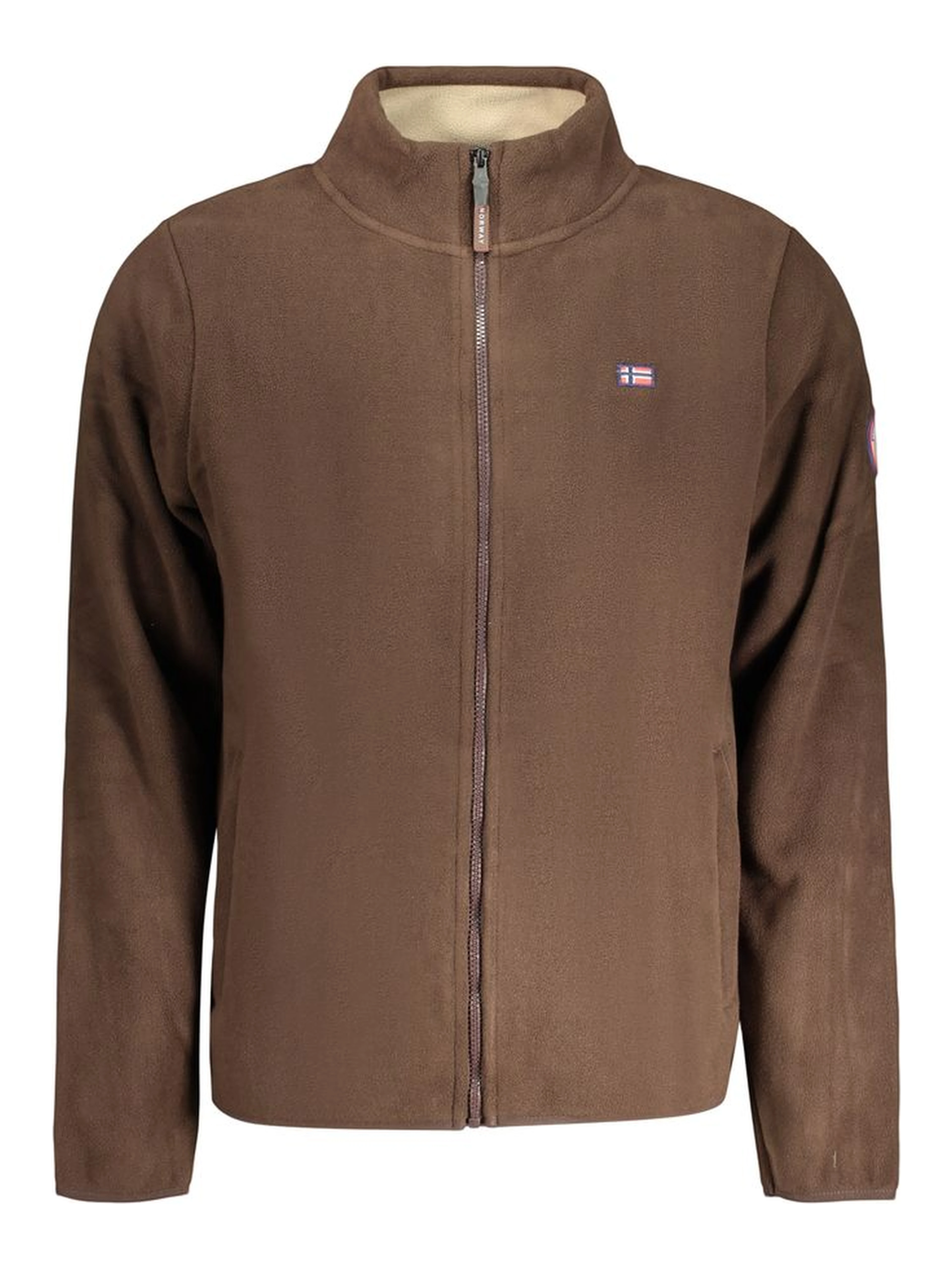 Brown Polyester Men's Sweatshirt