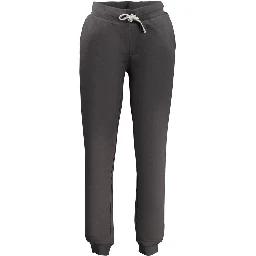 Black Cotton Men's Trousers