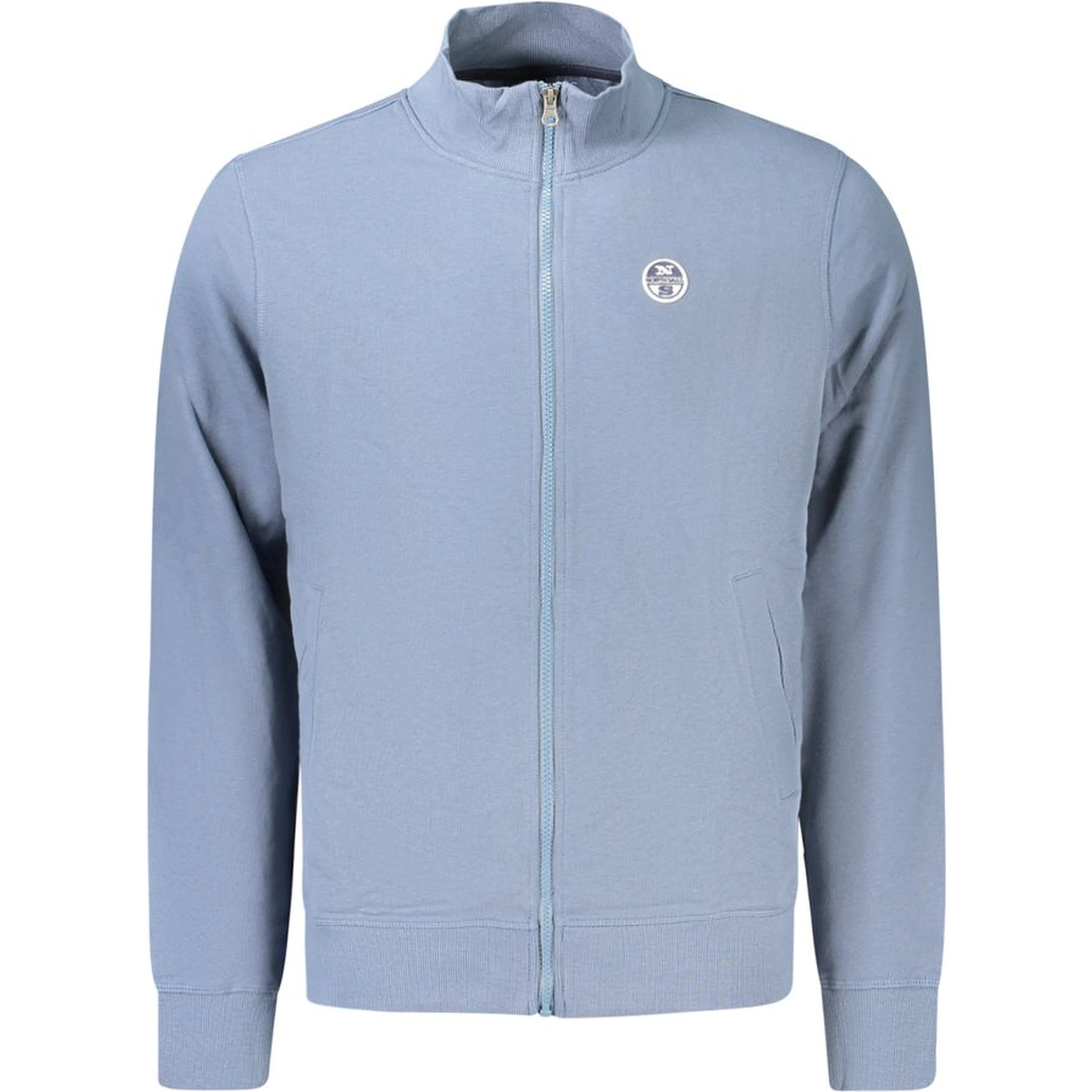 Blue Cotton Men's Sweatshirt