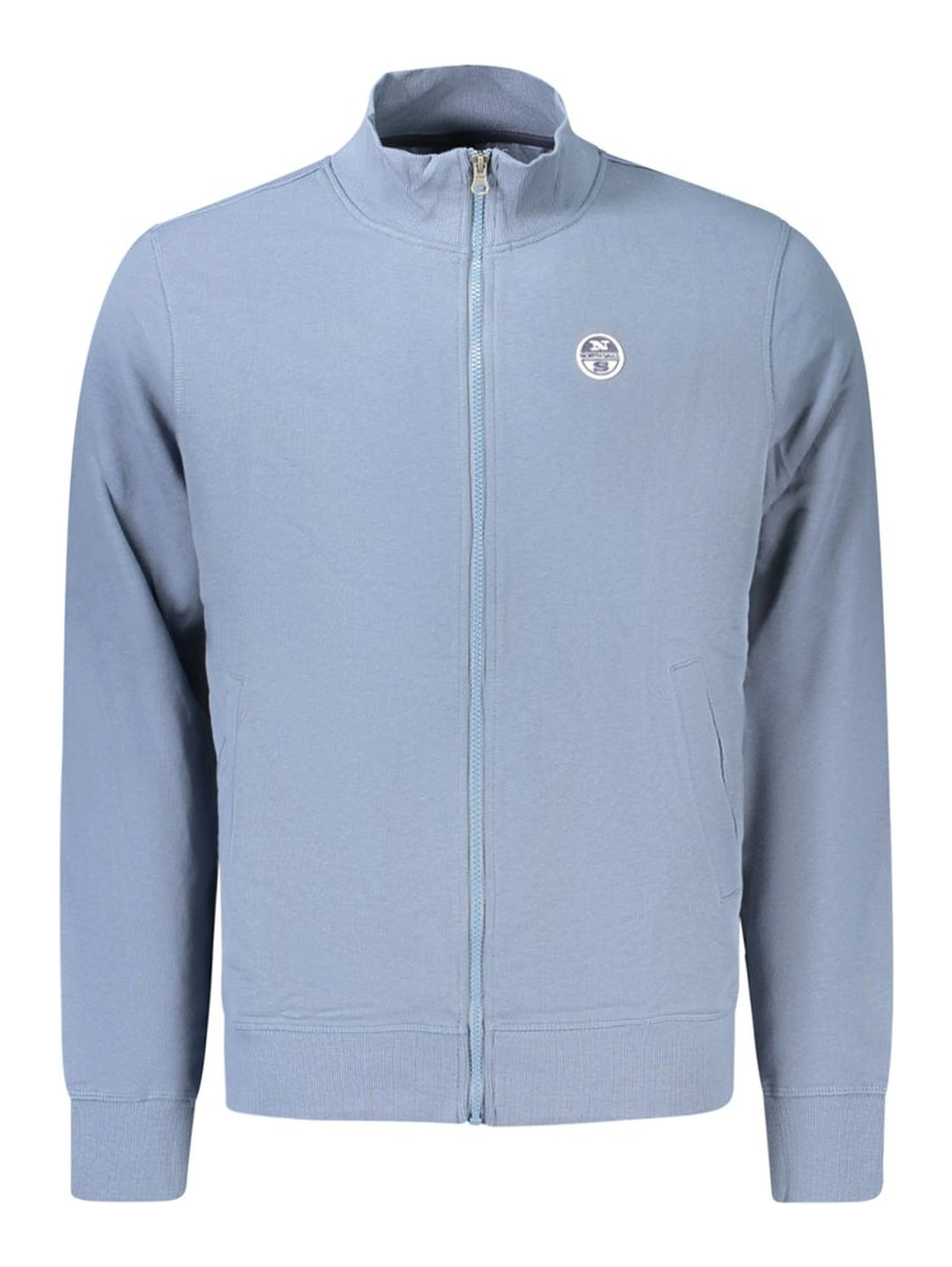 Blue Cotton Men's Sweatshirt