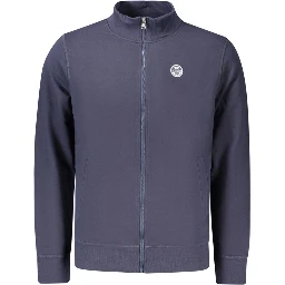 Blue Cotton Men's Sweatshirt