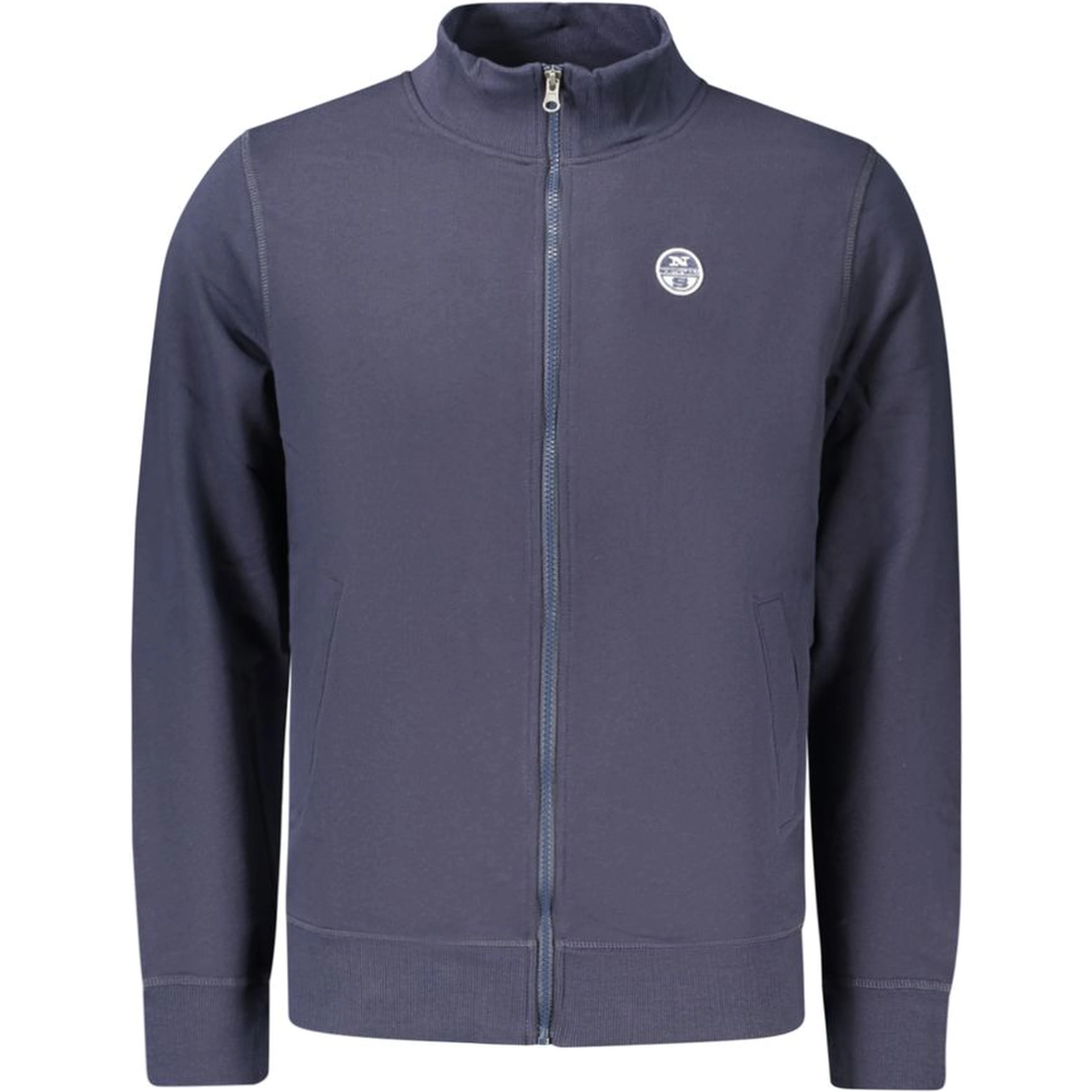 Blue Cotton Men's Sweatshirt