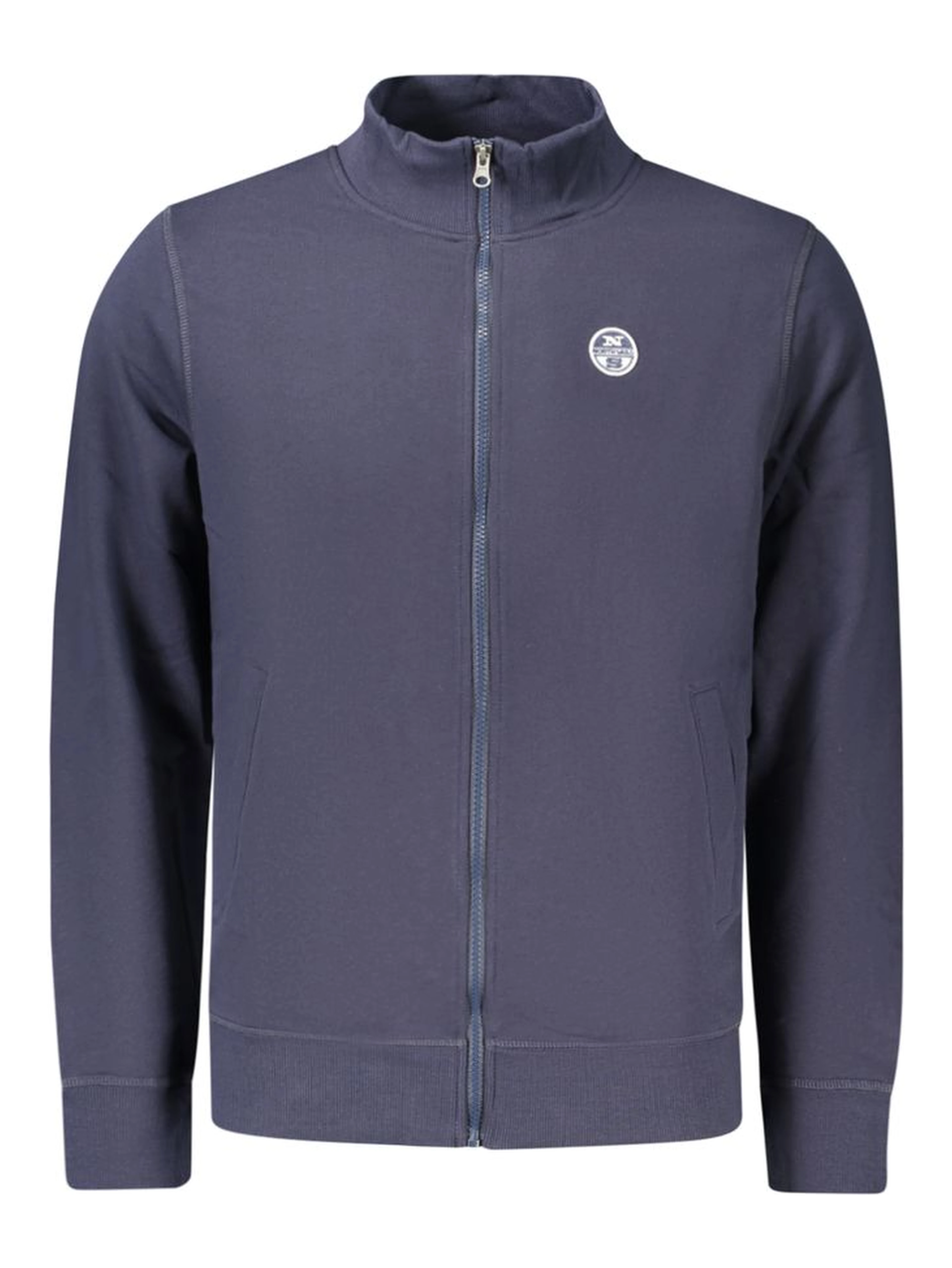 Blue Cotton Men's Sweatshirt