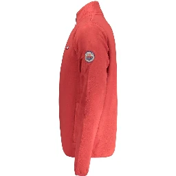 Rosso Poliestere Uomo Felpa