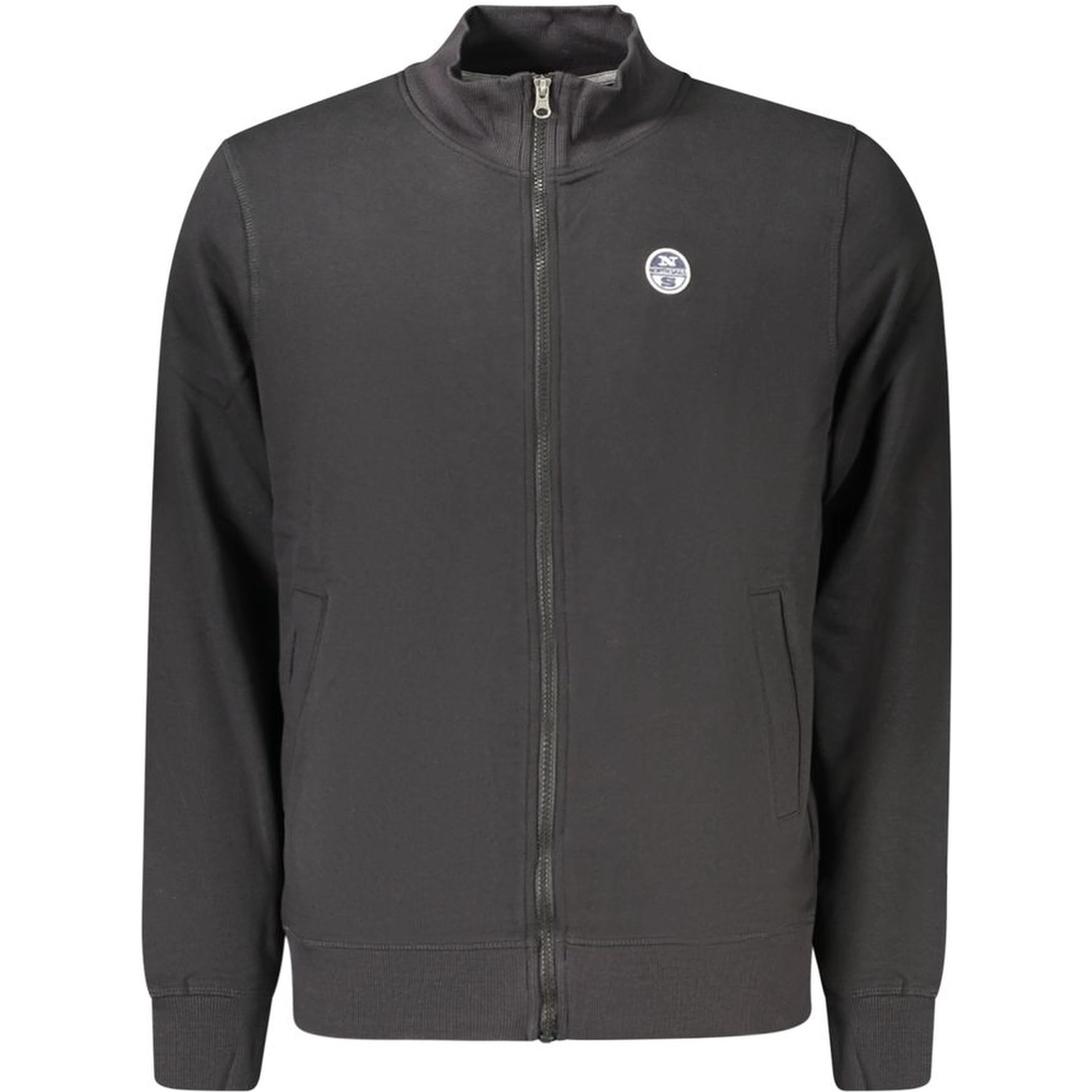 Black Cotton Men's Sweatshirt