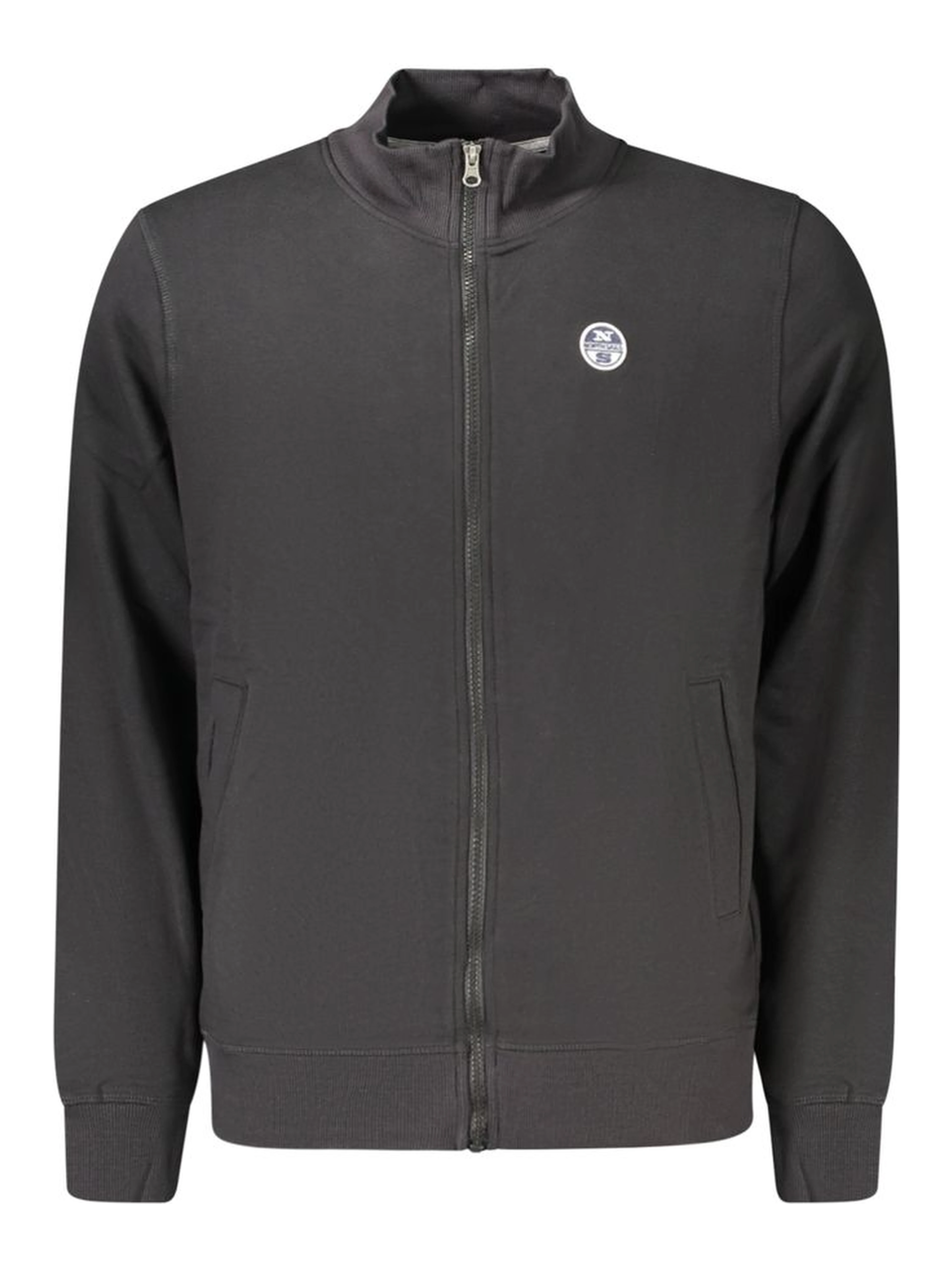 Black Cotton Men's Sweatshirt