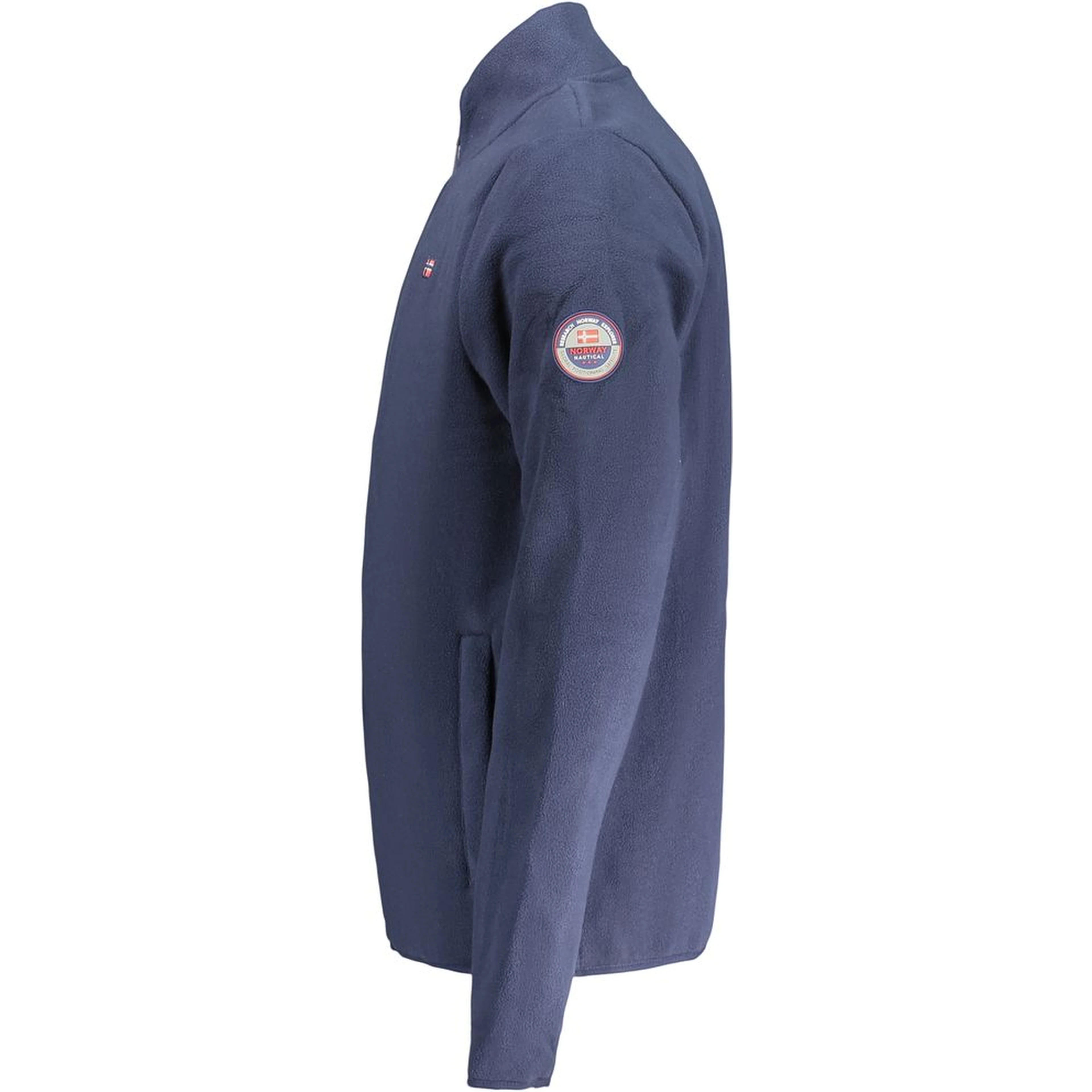 Blue Polyester Men's Sweatshirt