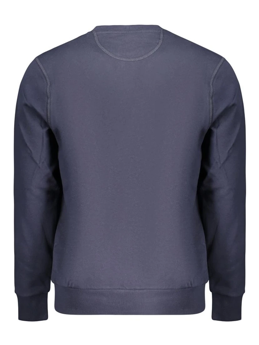 Blue Cotton Men's Sweatshirt