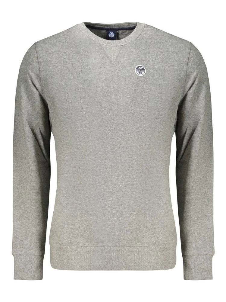 Gray Cotton Men's Sweatshirt