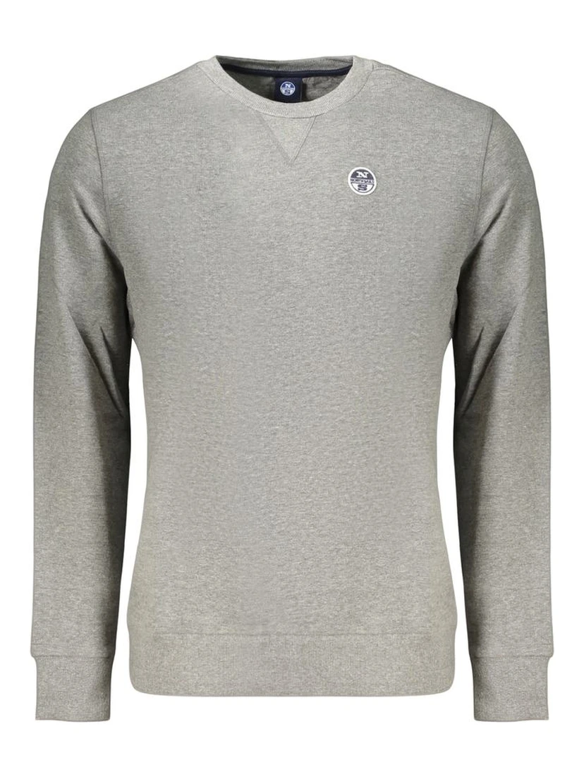 Gray Cotton Men's Sweatshirt
