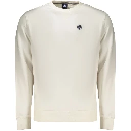 White Cotton Men's Sweatshirt