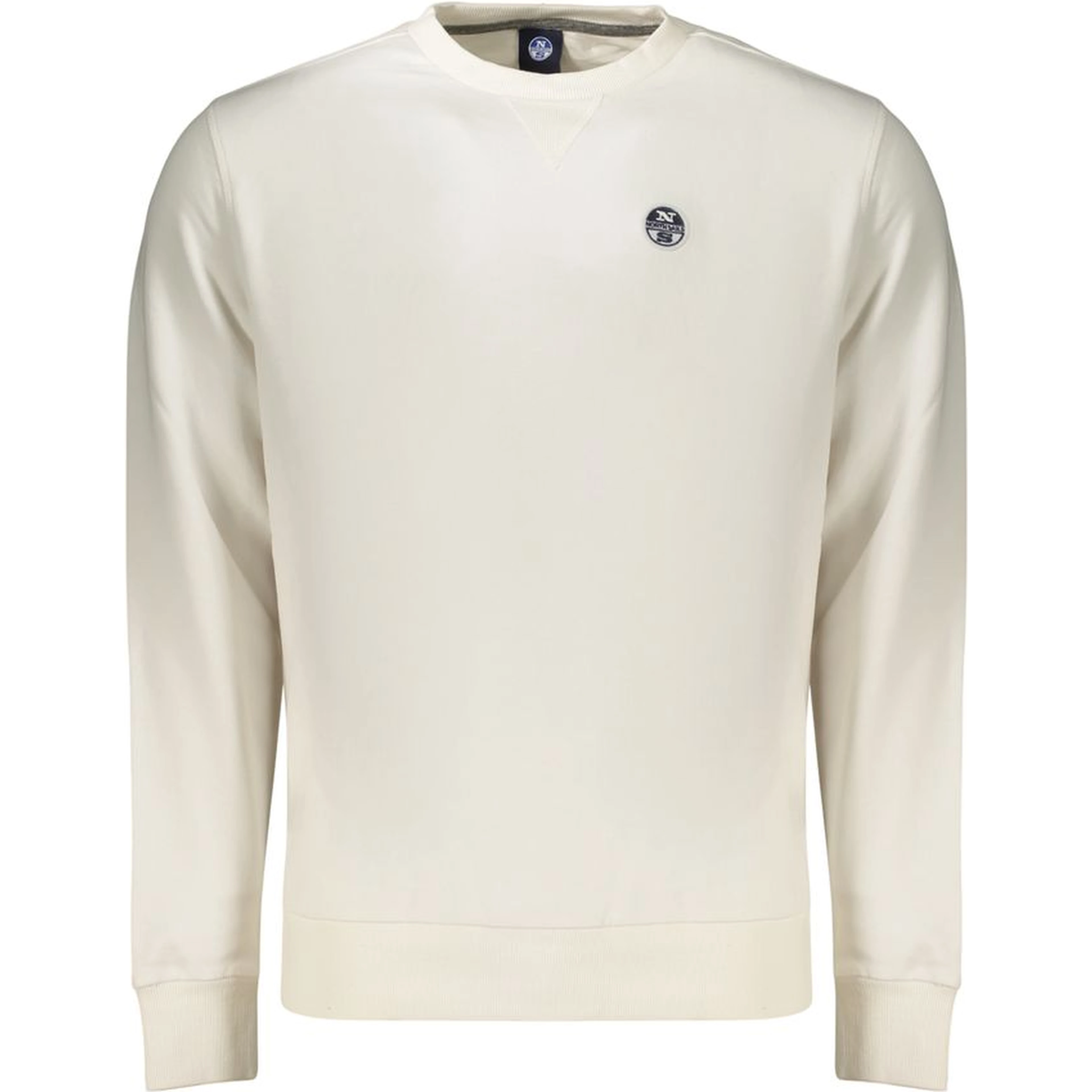 White Cotton Men's Sweatshirt