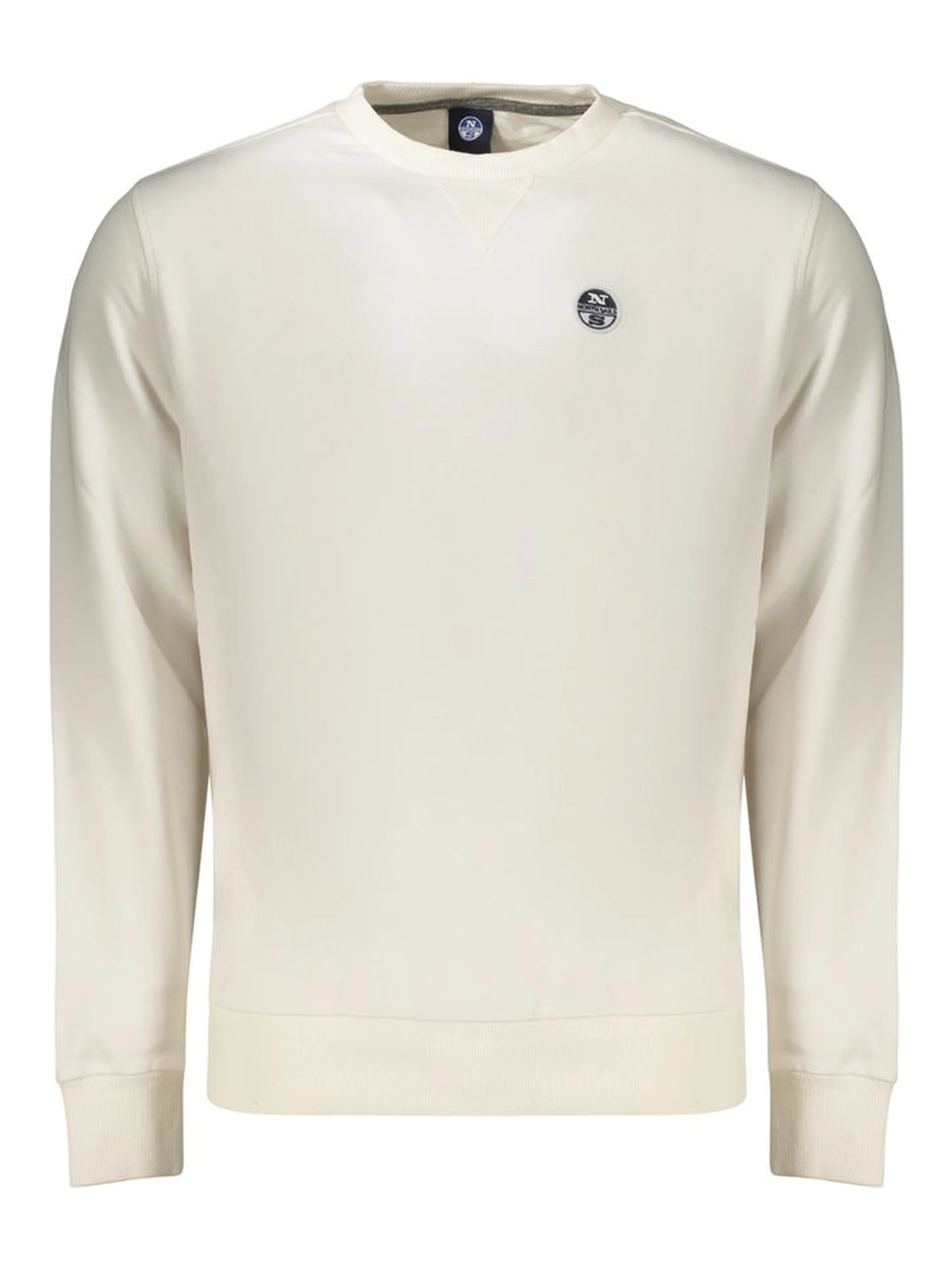 White Cotton Men's Sweatshirt