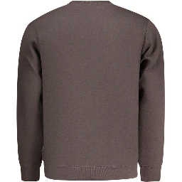 Brown Cotton Men's Sweatshirt