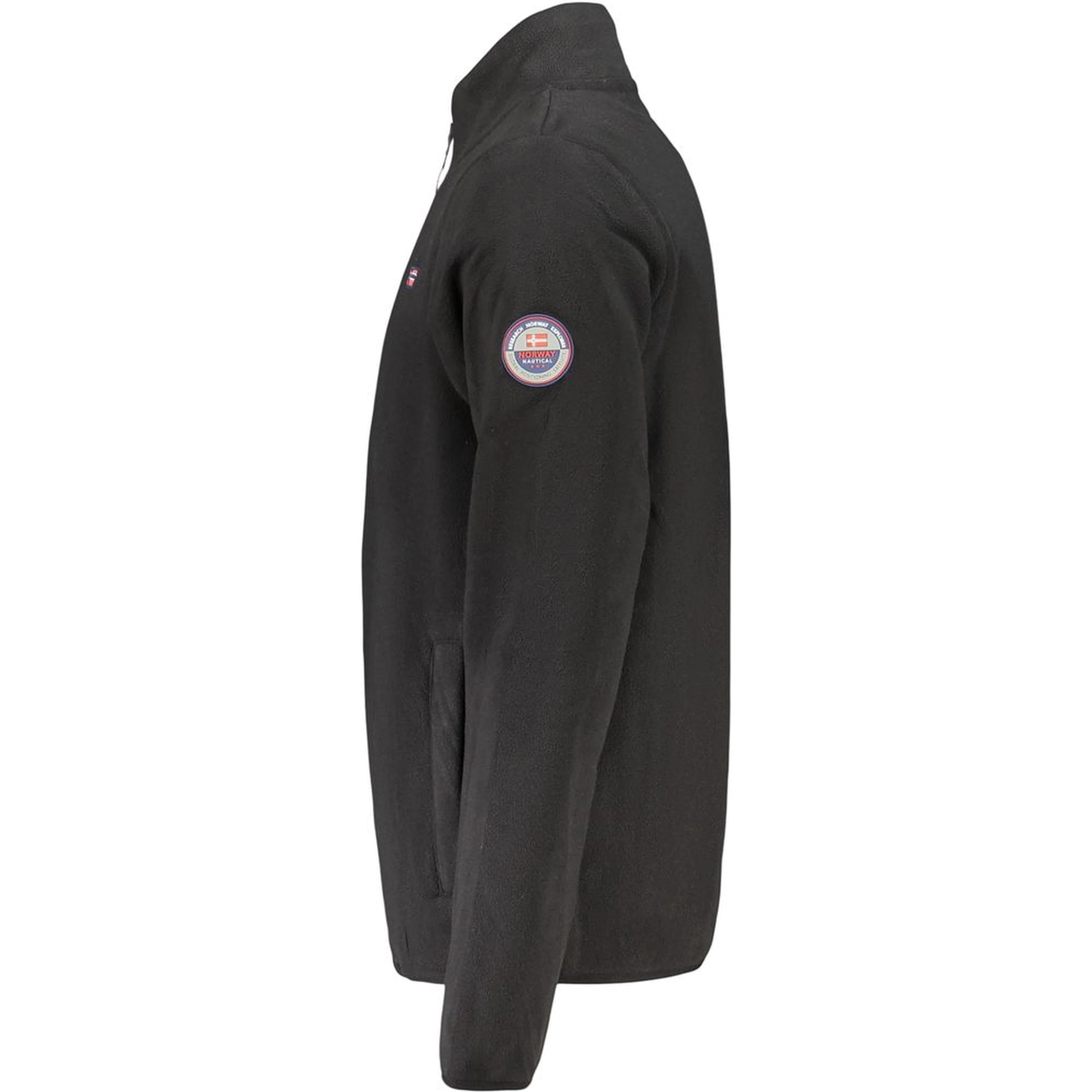 Black Polyester Men's Sweatshirt