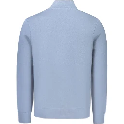 Blue Cotton Men's Sweatshirt