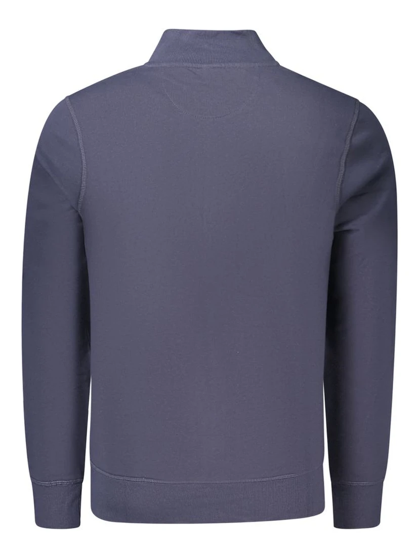 Blue Cotton Men's Sweatshirt