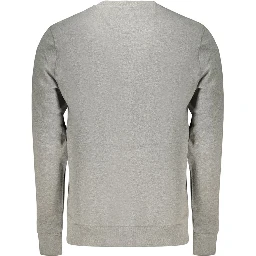 Gray Cotton Men's Sweatshirt