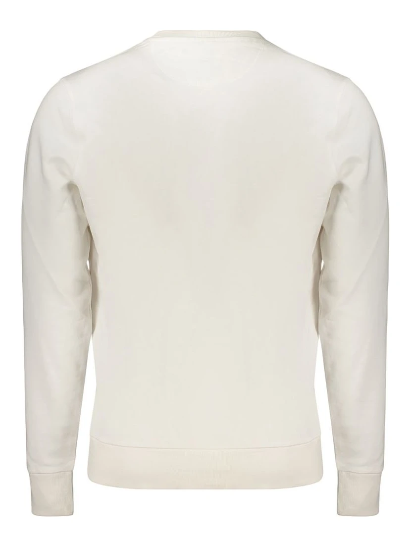 White Cotton Men's Sweatshirt