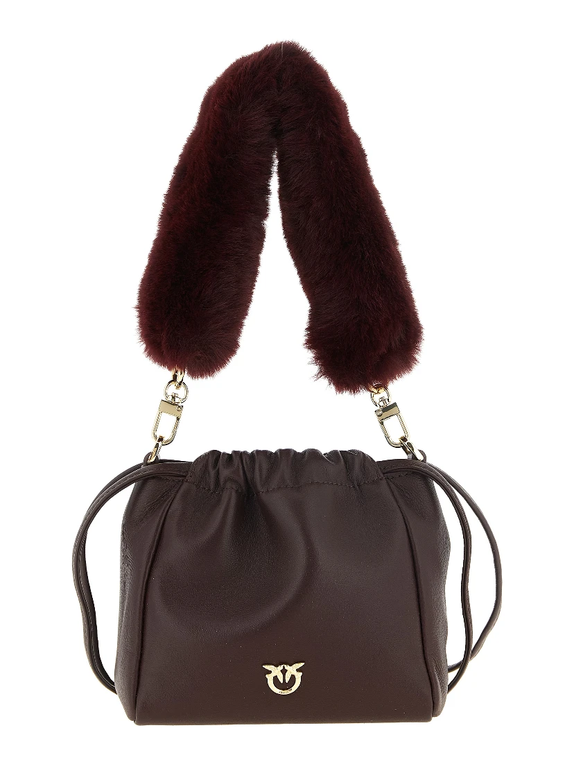 Bordeaux Lambskin Shoulder Bag