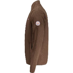 Brown Polyester Men's Sweatshirt