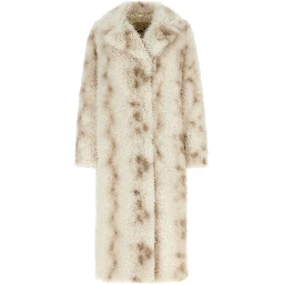 Beige Polyester Coat
