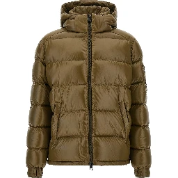 Bicolor Polyamide Full-Length Jacket