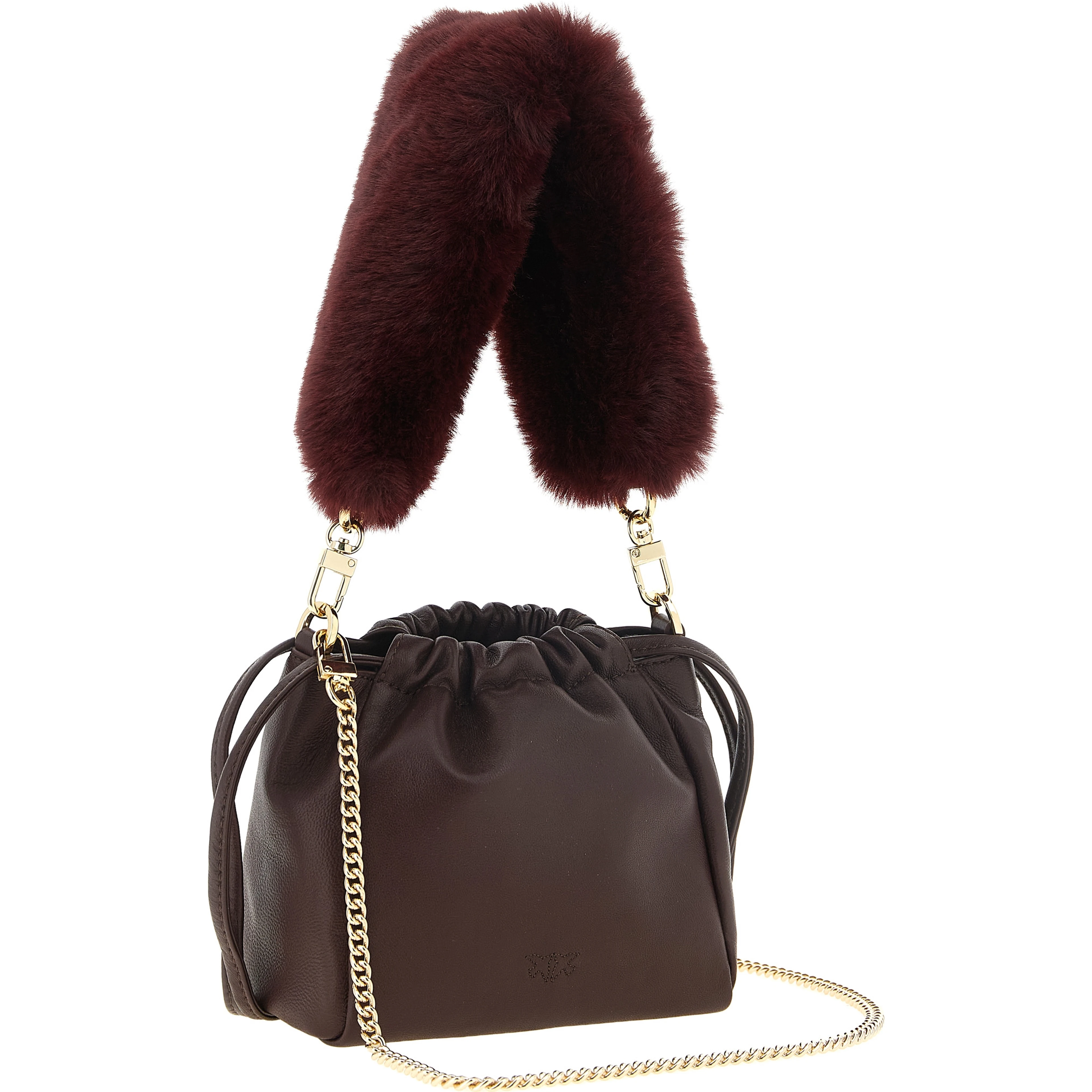 Bordeaux Lambskin Shoulder Bag