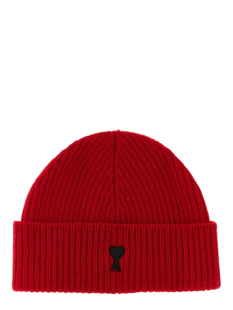 Red Wool Beanie