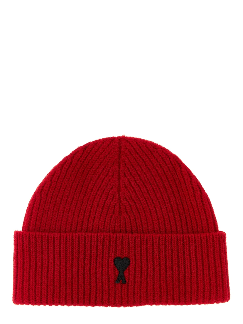 Red Wool Beanie