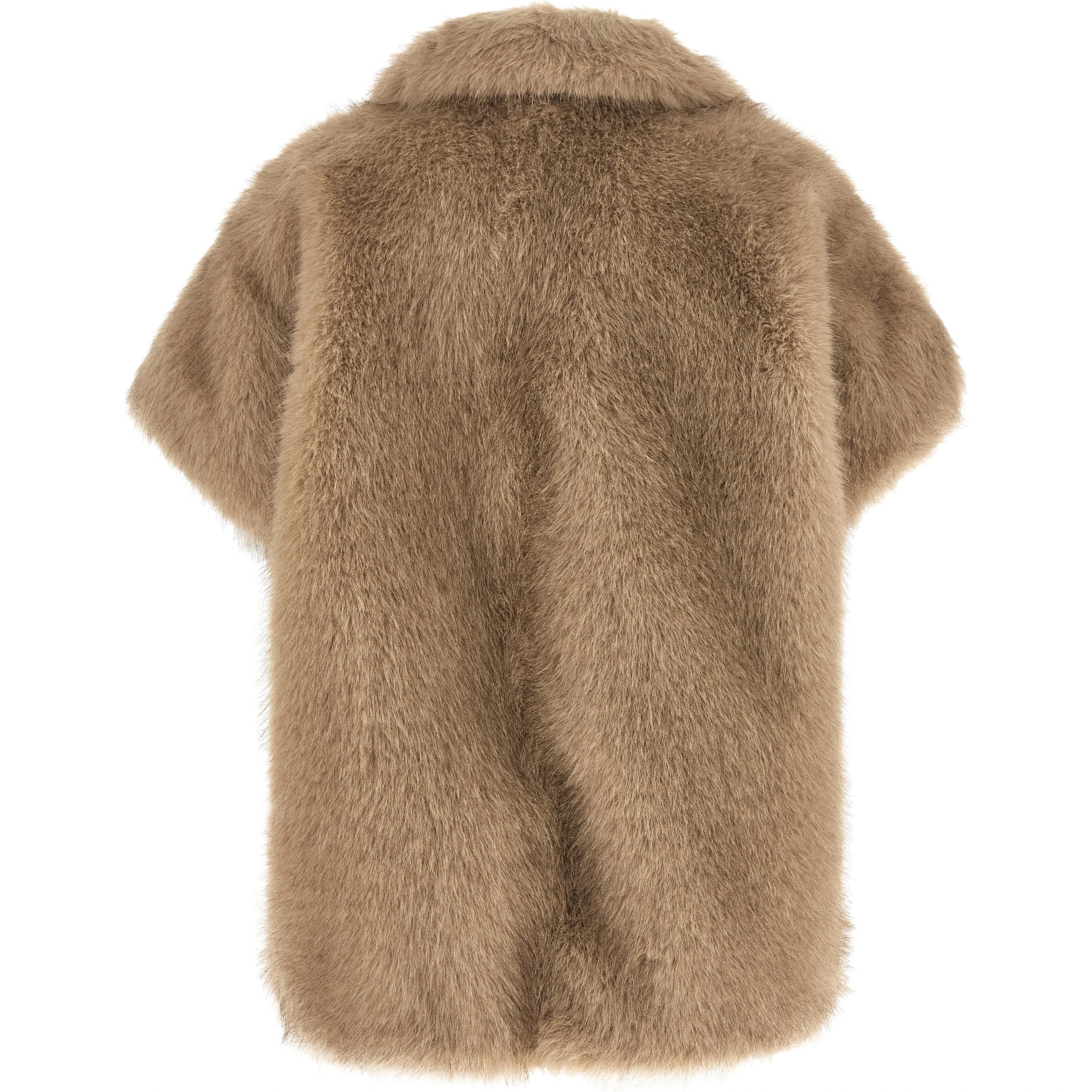 Beige Polyester Coat