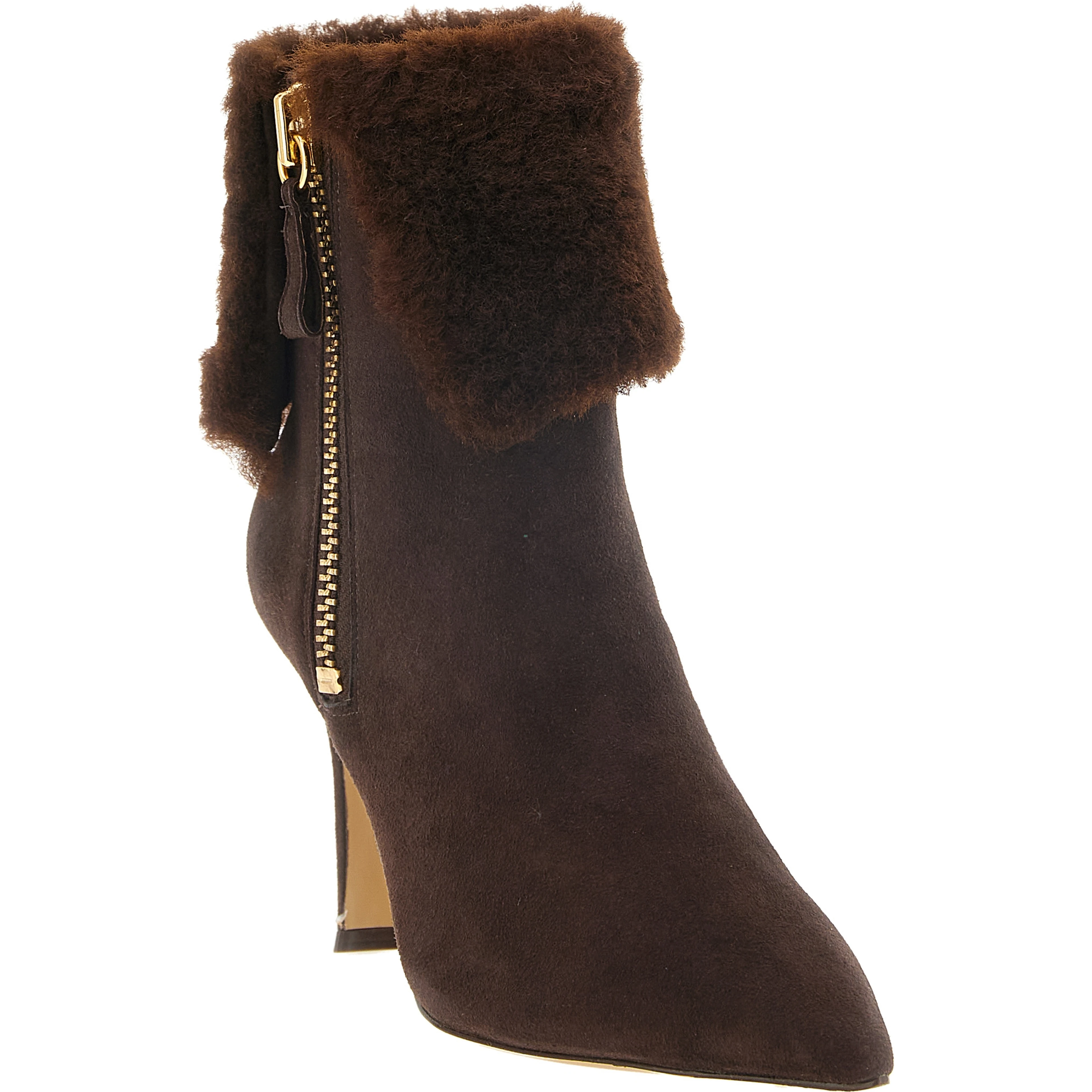 Brown Calfskin Ankle Boots