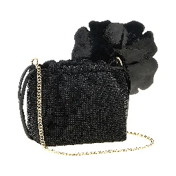 Black Polyethylene Clutch Bag