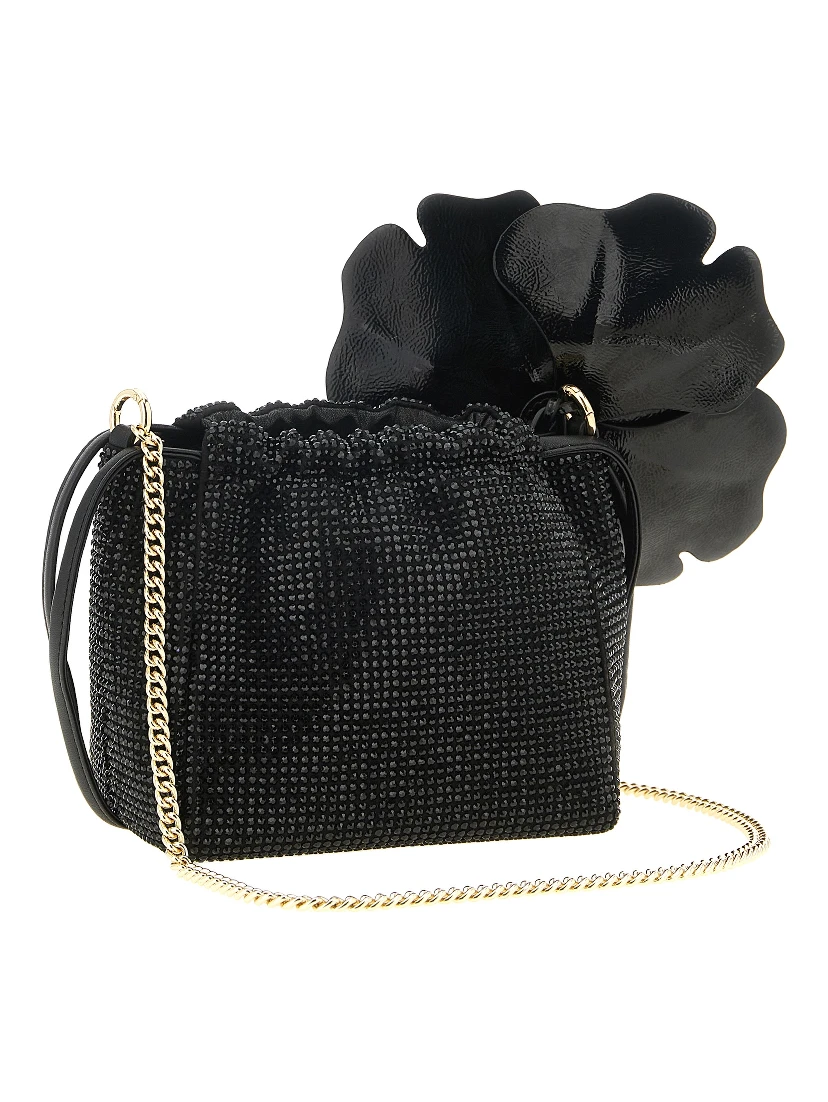 Black Polyethylene Clutch Bag
