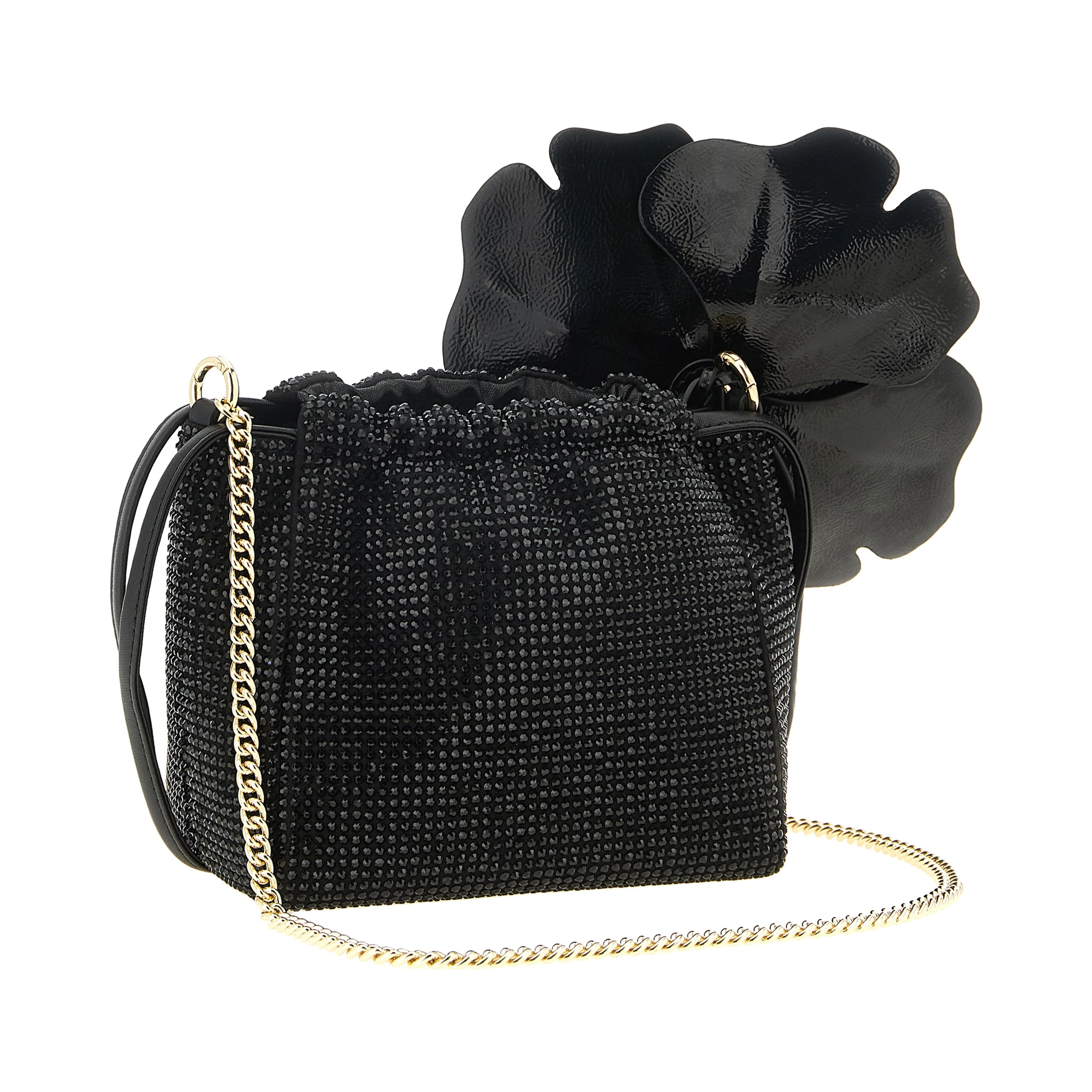 Black Polyethylene Clutch Bag