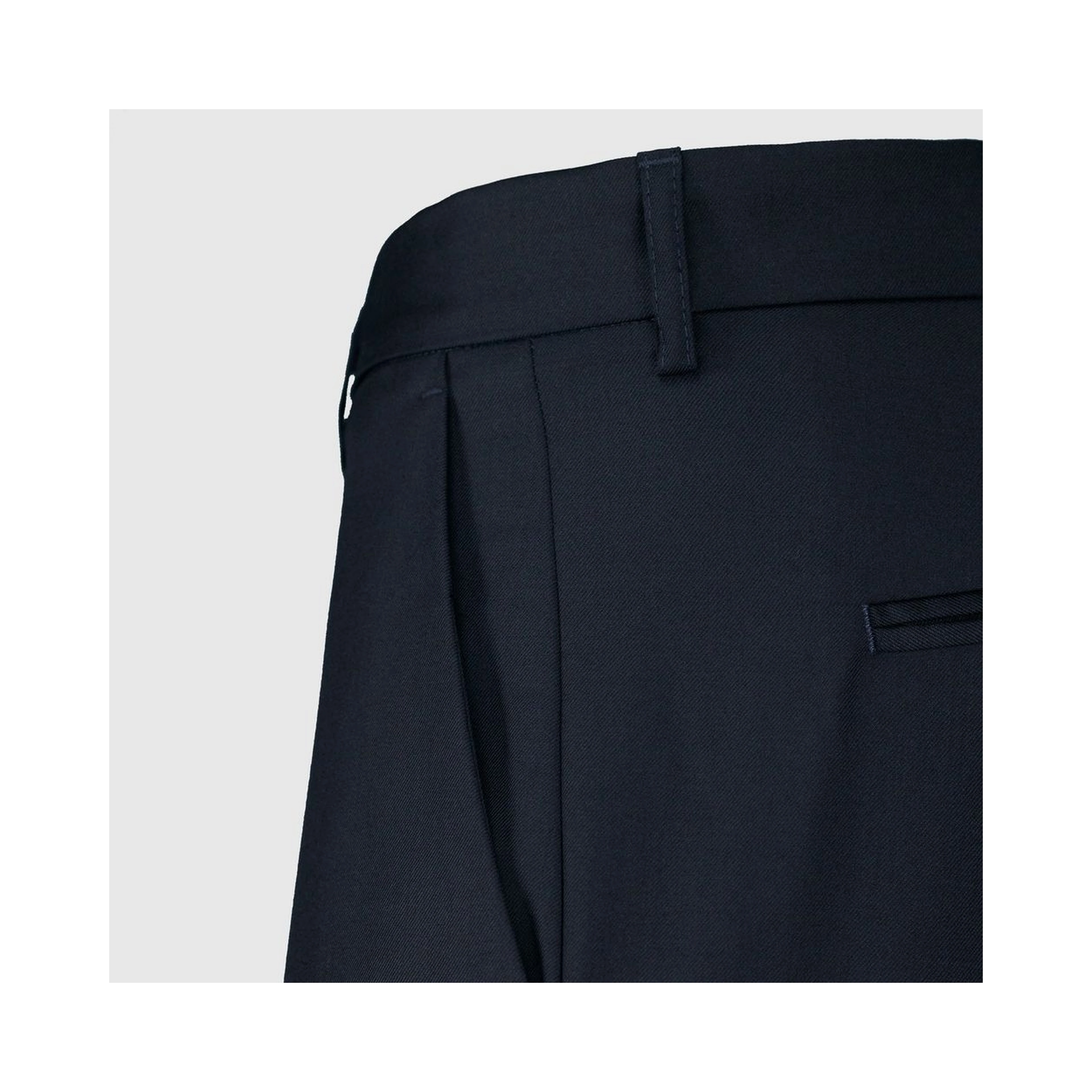 Blue Wool Dress Pants