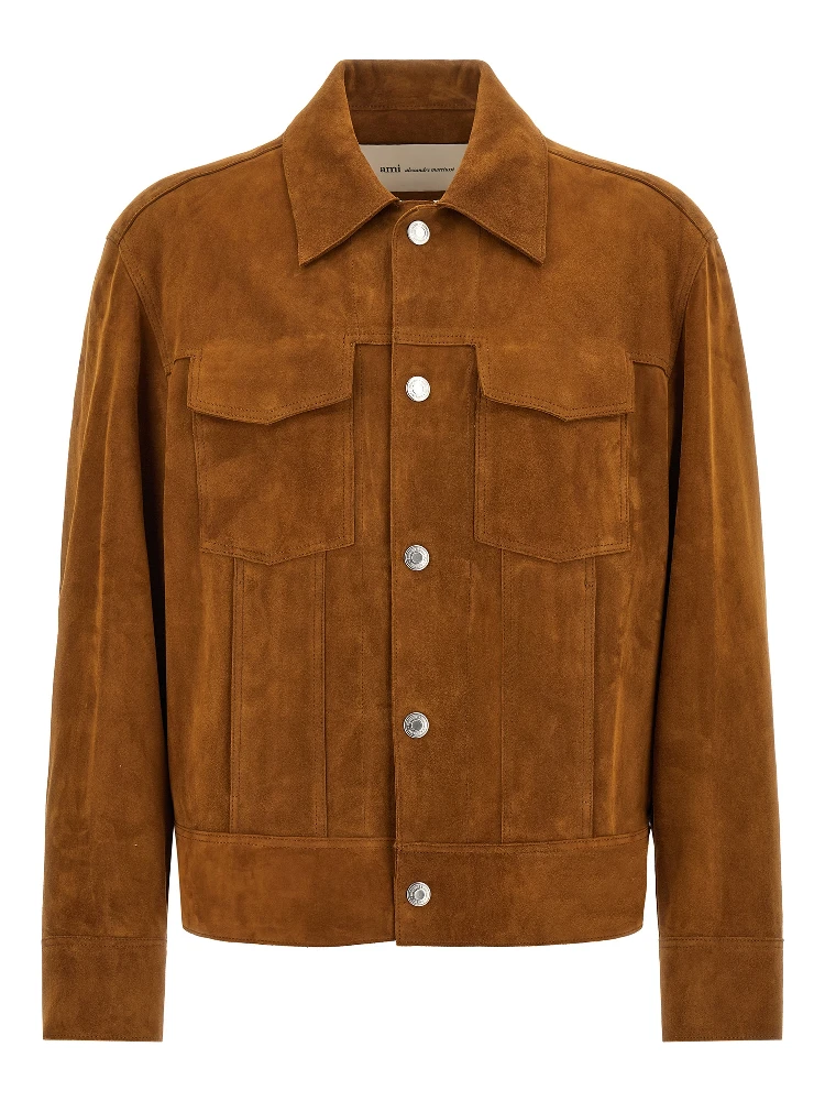 Brown Goatskin Leather Jacket