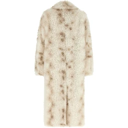 Beige Polyester Coat