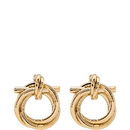 Gold Brass Earrings