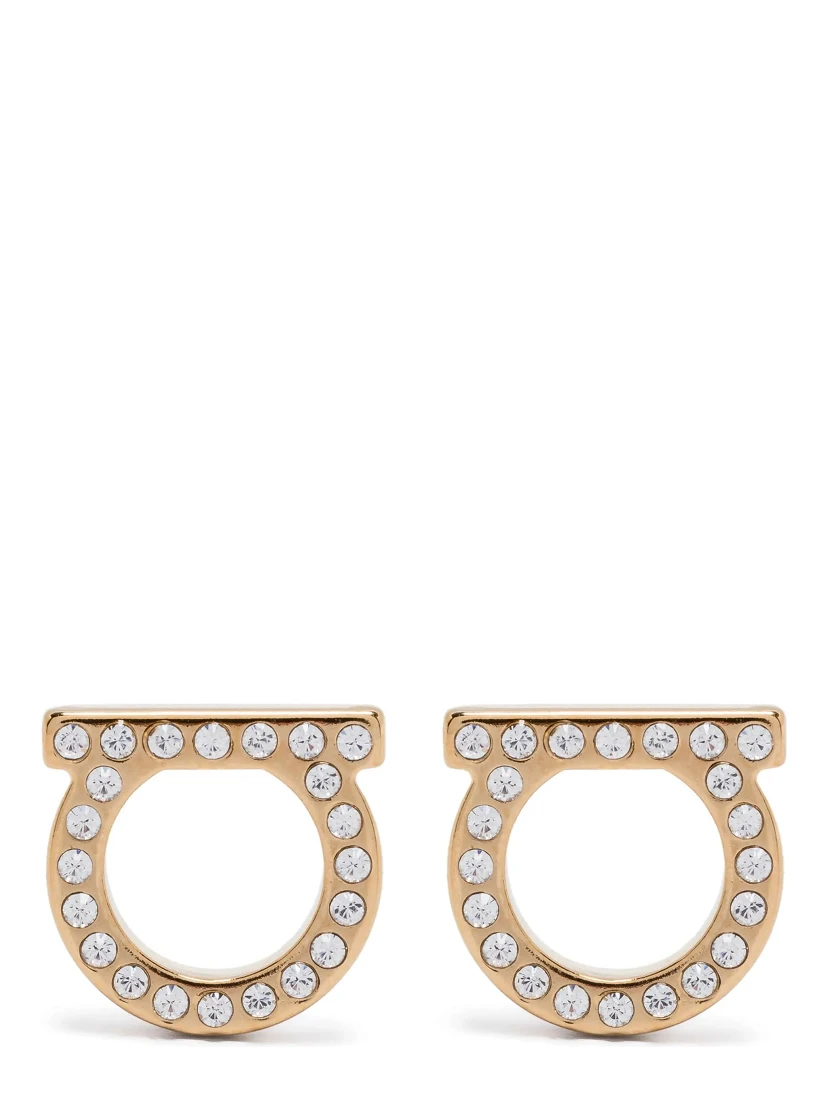 Gold Brass Earrings
