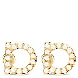 Gold Brass Earrings