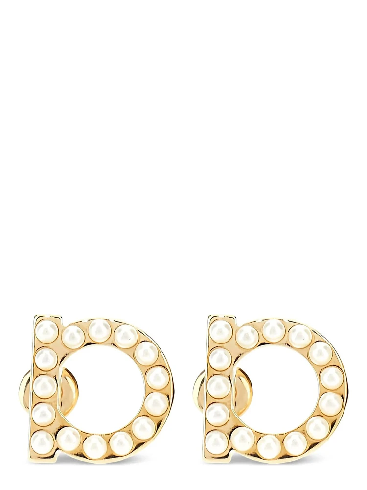 Gold Brass Earrings