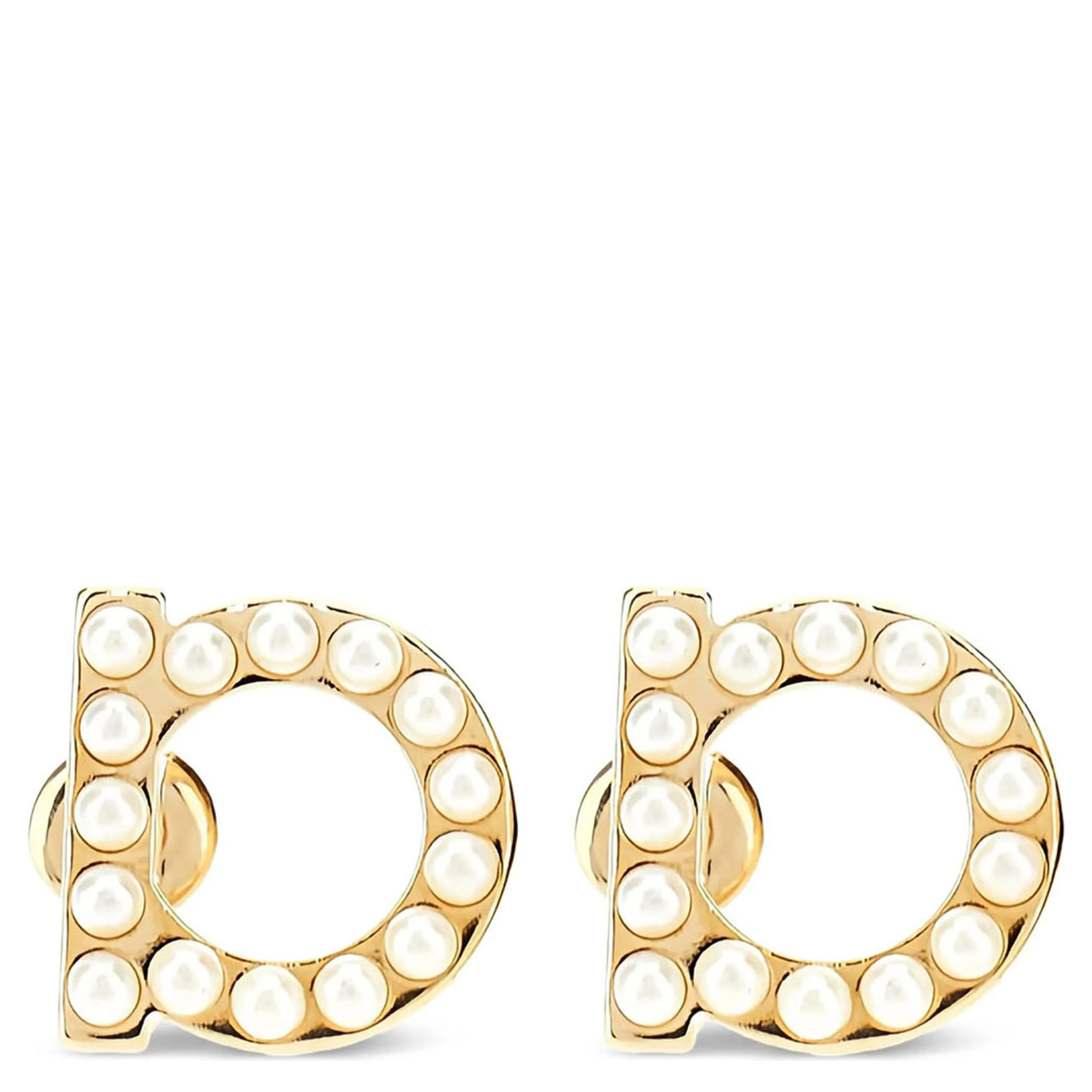 Gold Brass Earrings