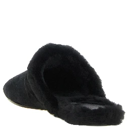 Black Calfskin Mules
