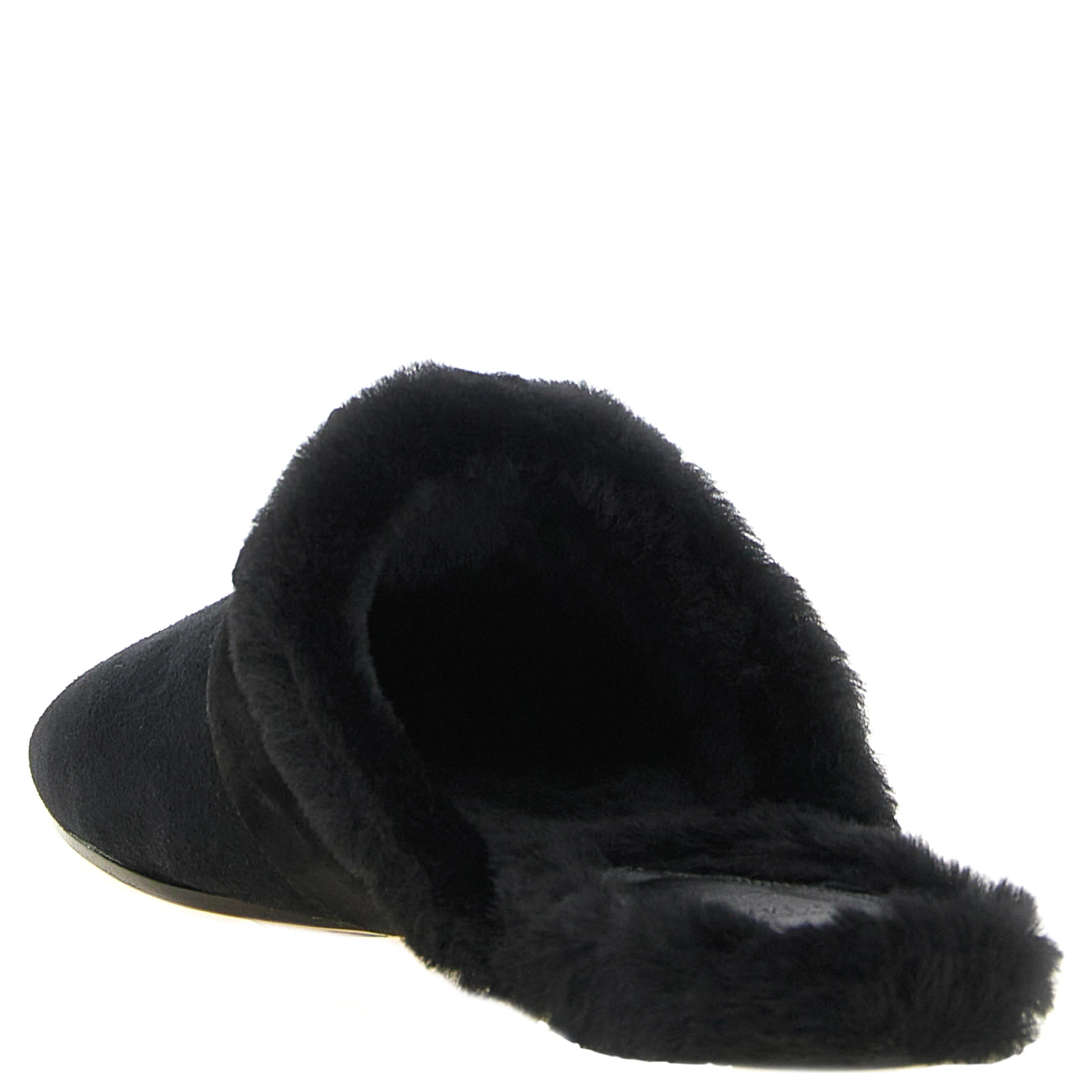 Black Calfskin Mules