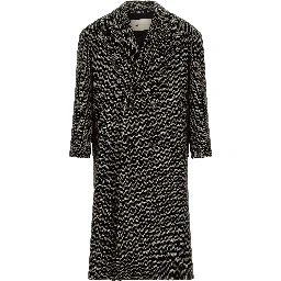 Black Virgin Wool Coat
