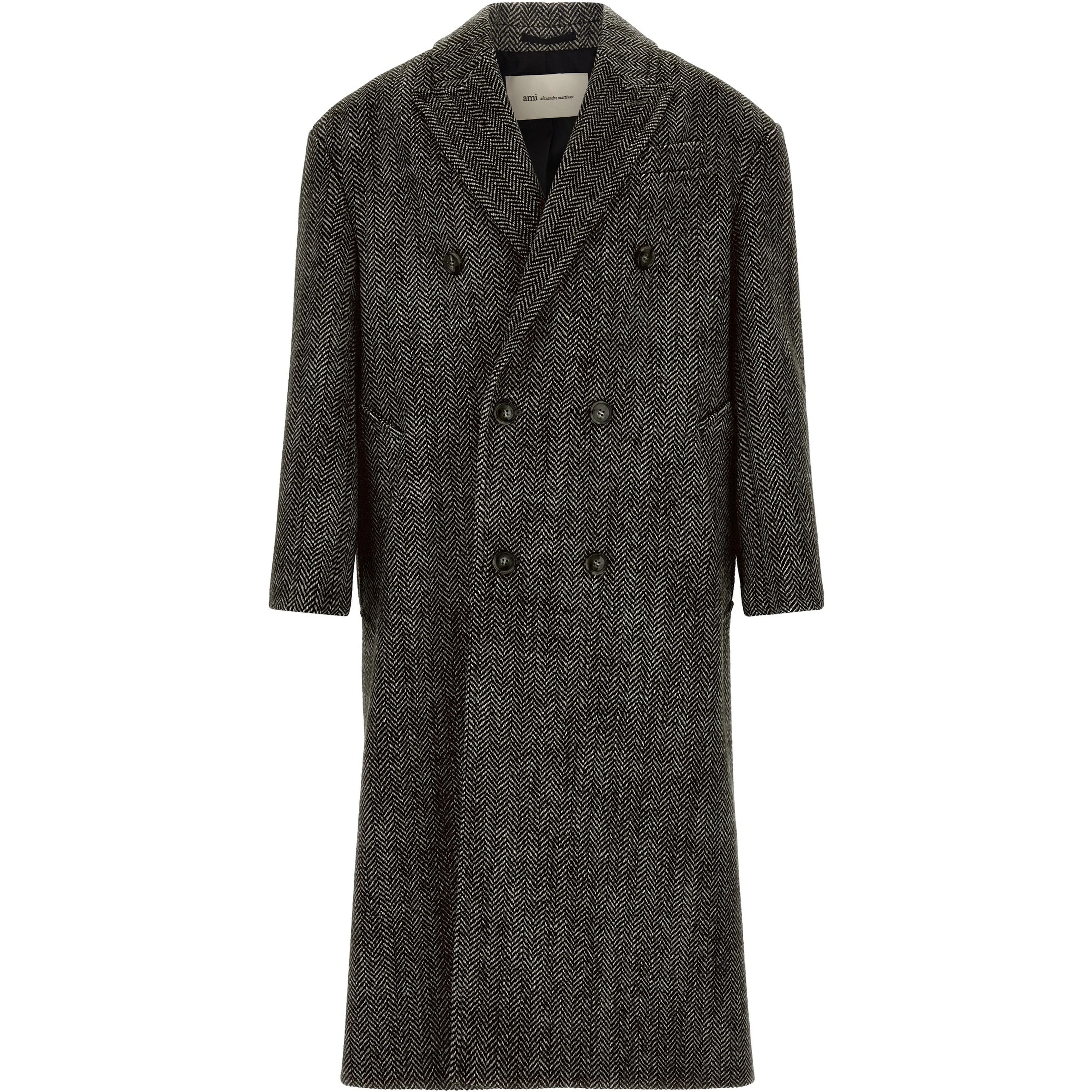 Black Virgin Wool Coat