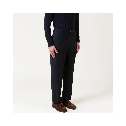 Blue Wool Dress Pants